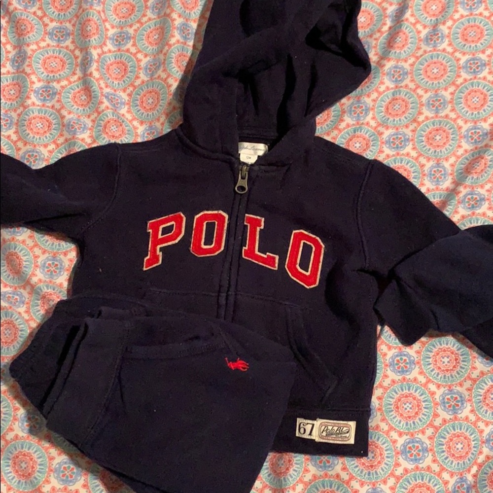 12 month polo Ralph Lauren sweat suit